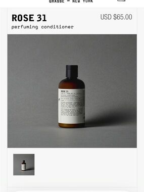 NWT Le Labo Rose 31 Conditioner-